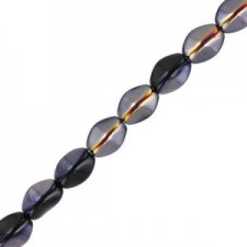 Czech Pinch beads 5x3mm Jet sliperit 23980/29500
